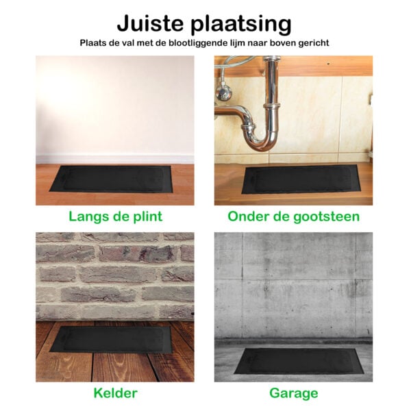 Muizen lijmplanken Trapper RTM Zwart (10 stuks) - Afbeelding 7