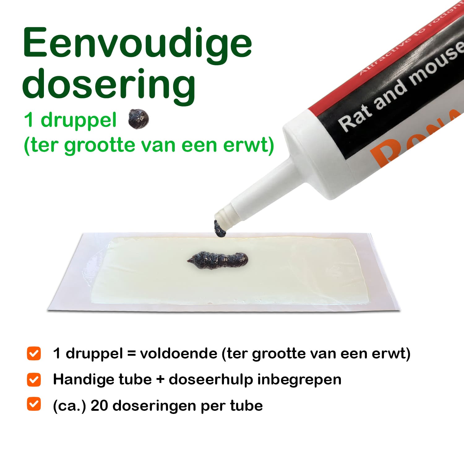 Ronada ratten en muizen lokstof Bacon