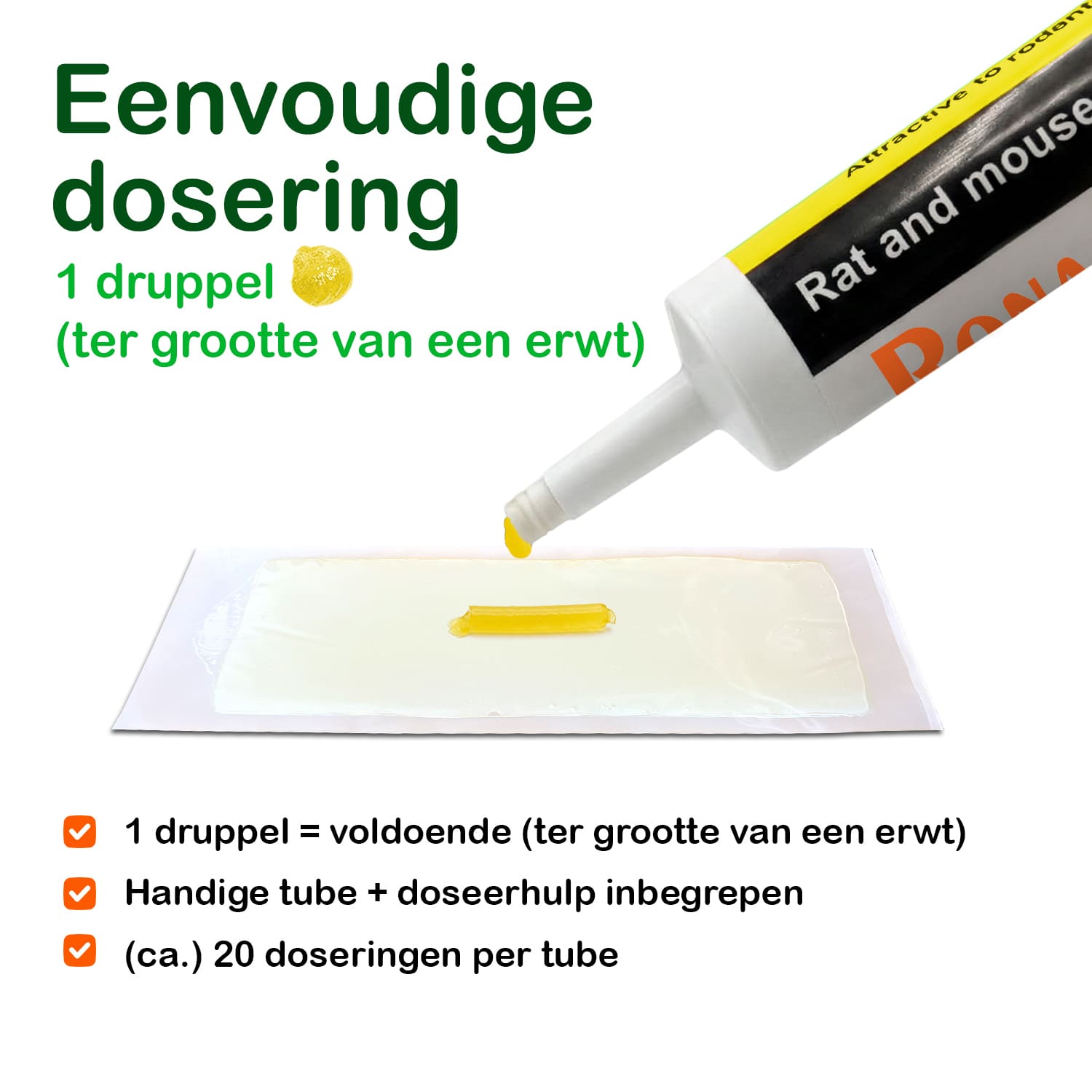 Ronada ratten en muizen lokstof Kerrie