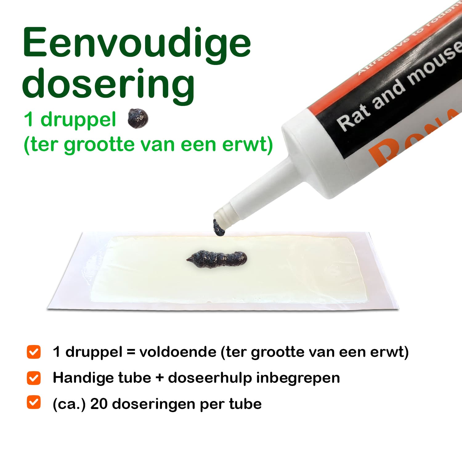 Ronada ratten en muizen lokstof
