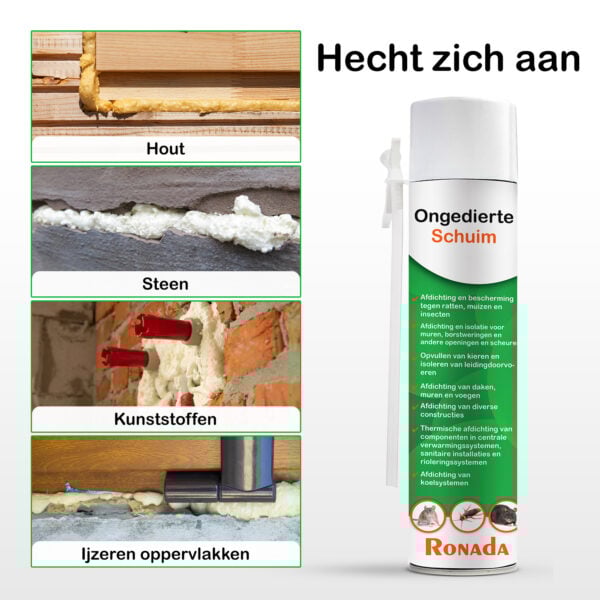 Purschuim tegen muizen en ratten 750 ml - Afbeelding 6