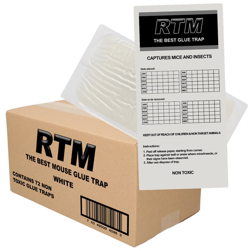 Muizen Lijmplanken Trapper RTM (72 Stuks) Tegen Muizen - Sale - Ongediertewinkel product afbeelding