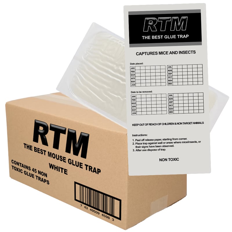Muizen Lijmplanken Trapper RTM (45 Stuks) Tegen Muizen - Sale - Ongediertewinkel product afbeelding