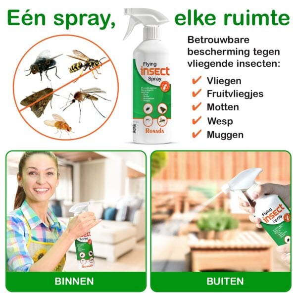 Ronada Spray tegen vliegende insecten - Afbeelding 4