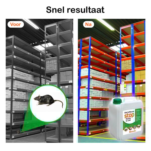 Spray tegen muizen en ratten 5 liter