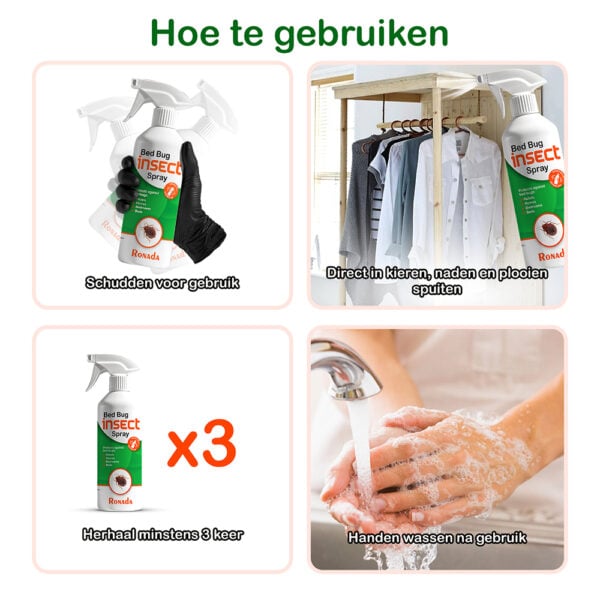 Ronada Spray tegen Bedwants