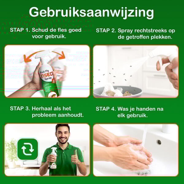 Ronada Spray tegen Fruitvliegjes