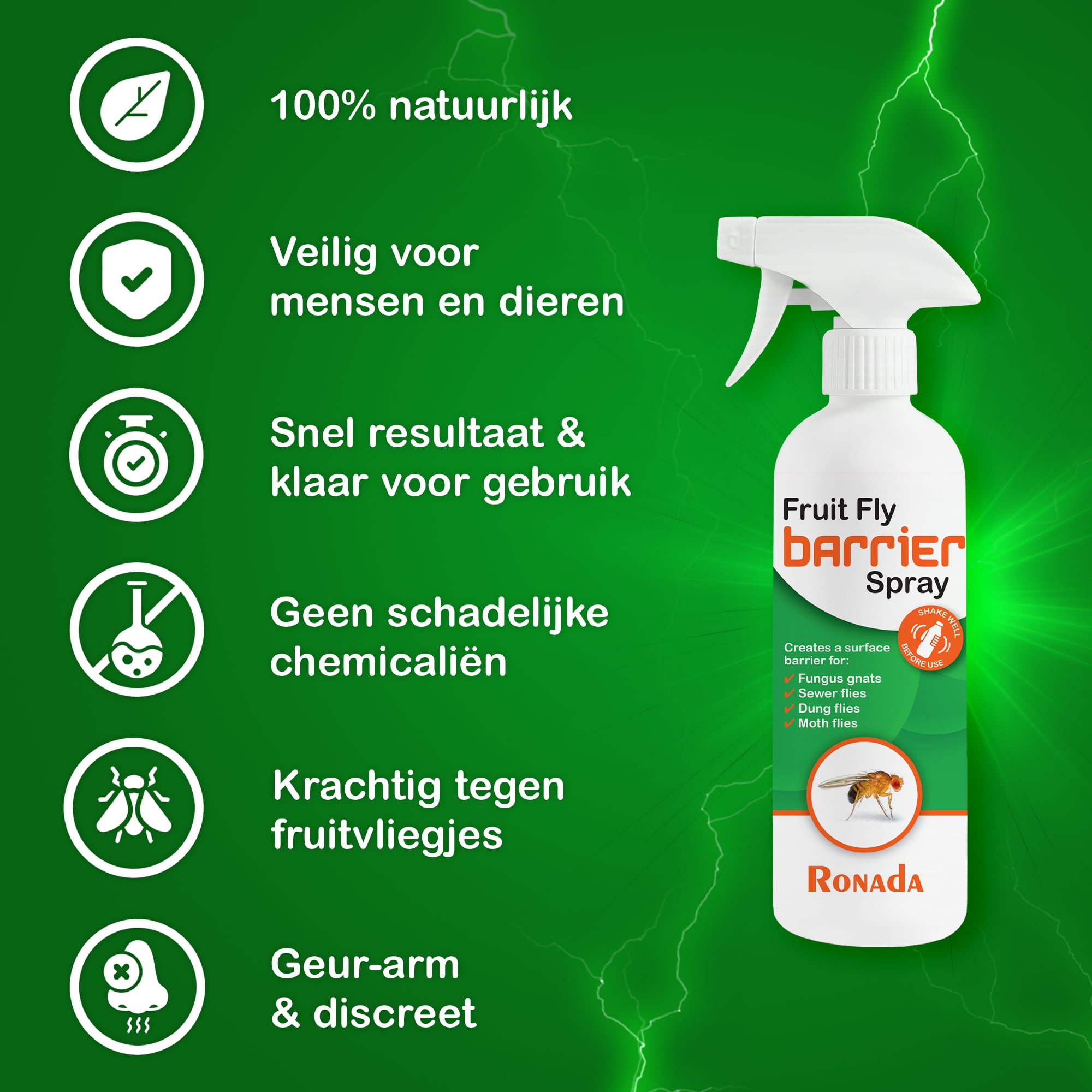 Ronada Fruitvliegjes Barrière Spray
