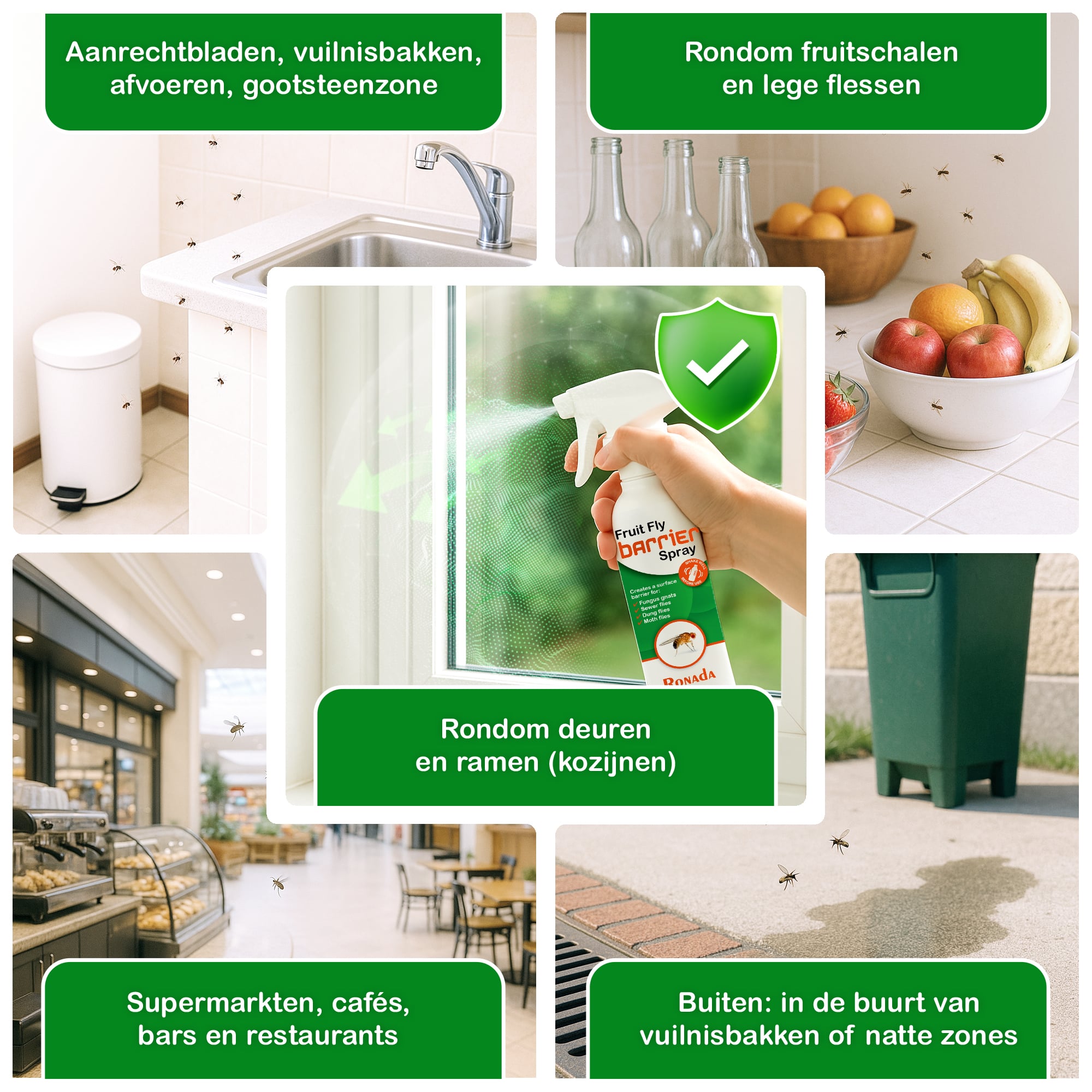 Ronada Fruitvliegjes Barrière Spray