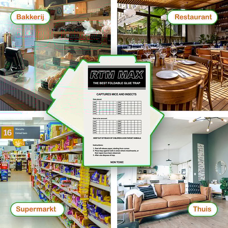 Muizen lijmplanken Trapper RTM Max