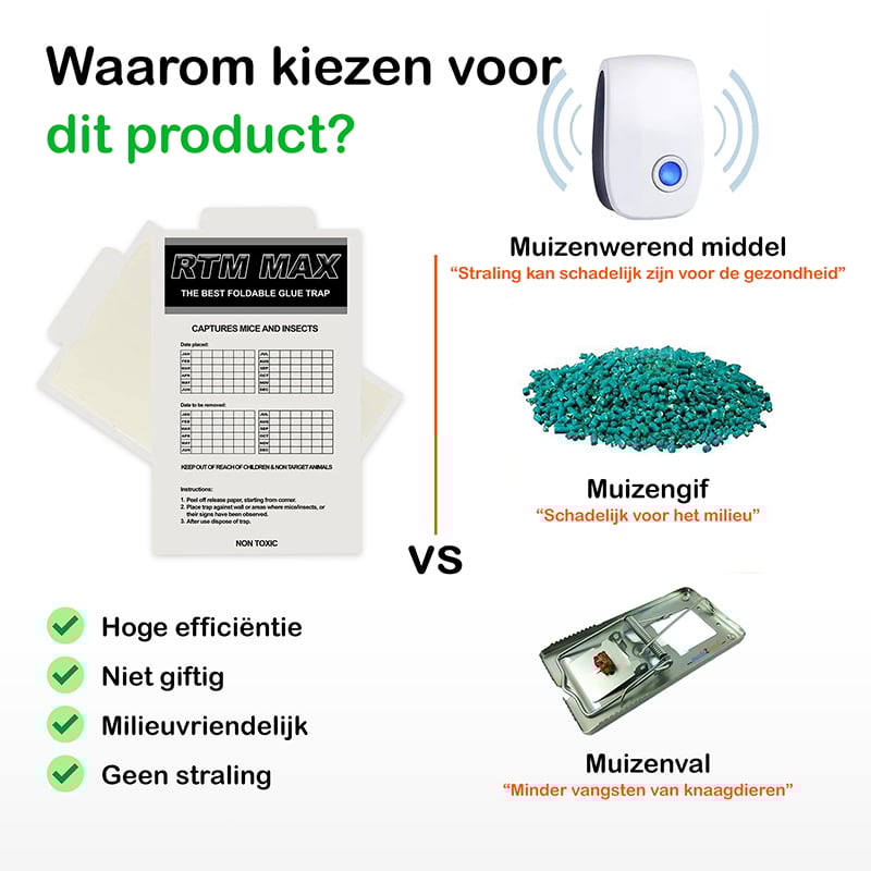 Muizen lijmplanken Trapper RTM Max