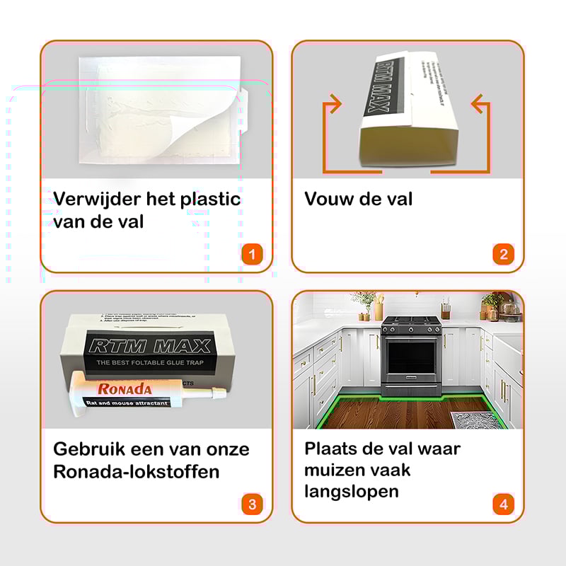 Muizen lijmplanken Trapper RTM Max