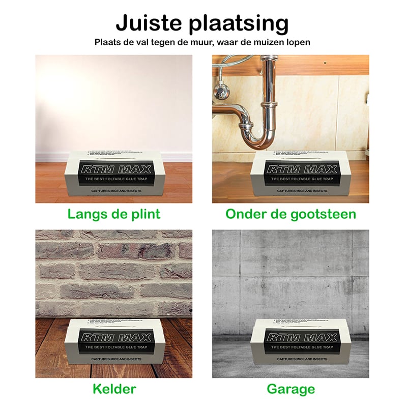 Muizen lijmplanken Trapper RTM Max