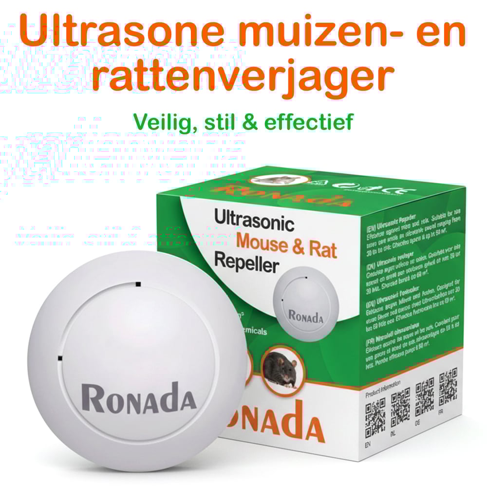 Ultrasone muizen en rattenverjager