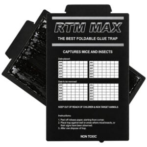 Muizen lijmplanken Trapper RTM Max zwart (10 stuks)