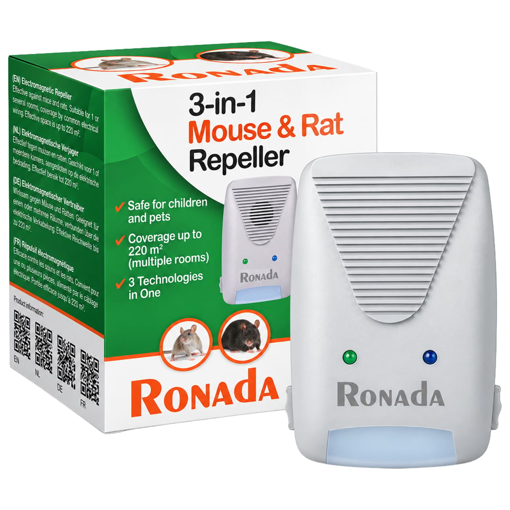 Muizen en rattenverjager (3 in 1)