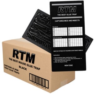 Muizen lijmplanken Trapper RTM Zwart (45 stuks)