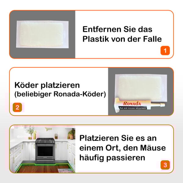 Mäuse Klebefalle Trapper RTM (10 Stück) – Bild 5