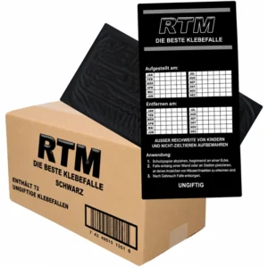 Klebefalle Trapper RTM Schwarz (72 Stück)