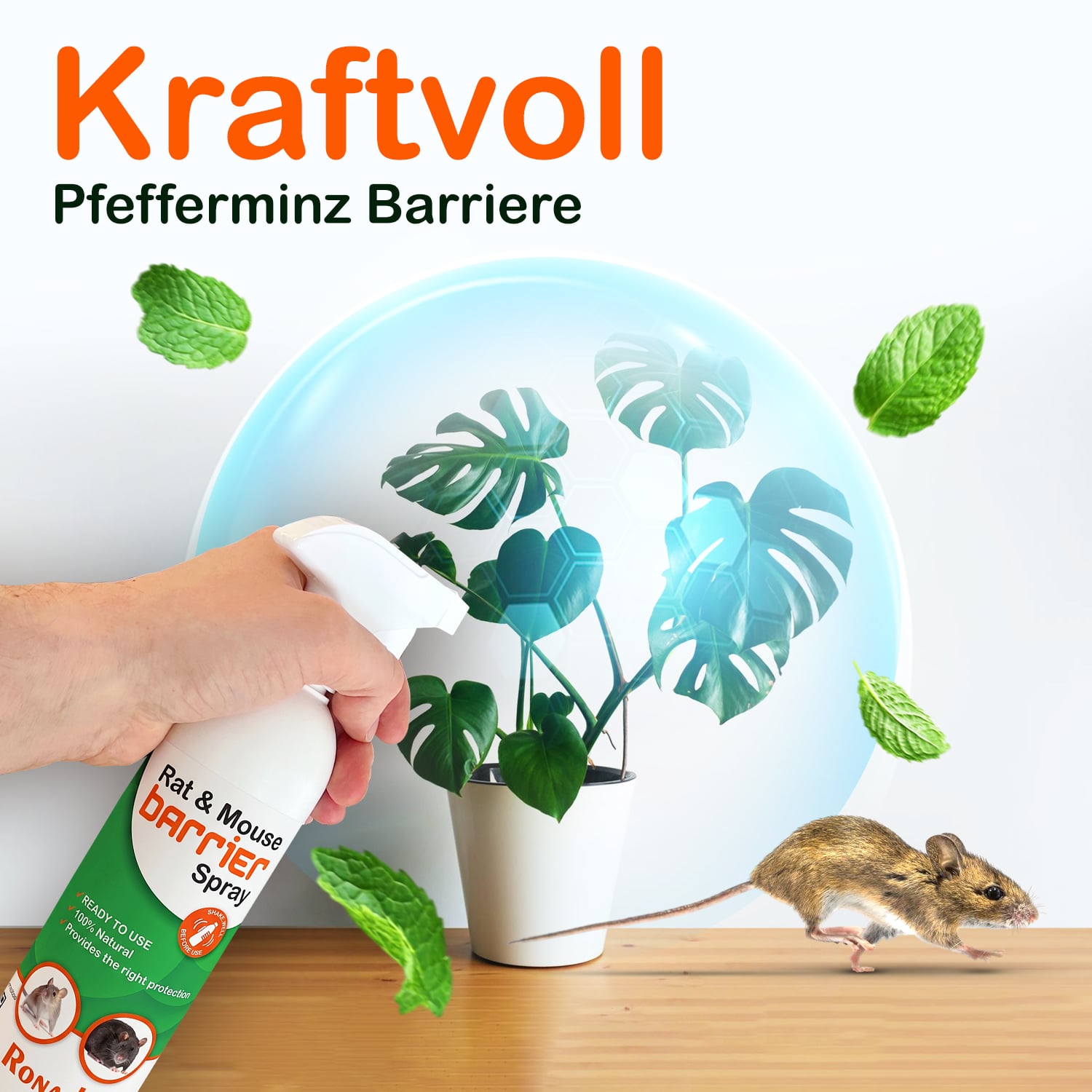 Spray gegen Mäuse und Ratten 500 ml