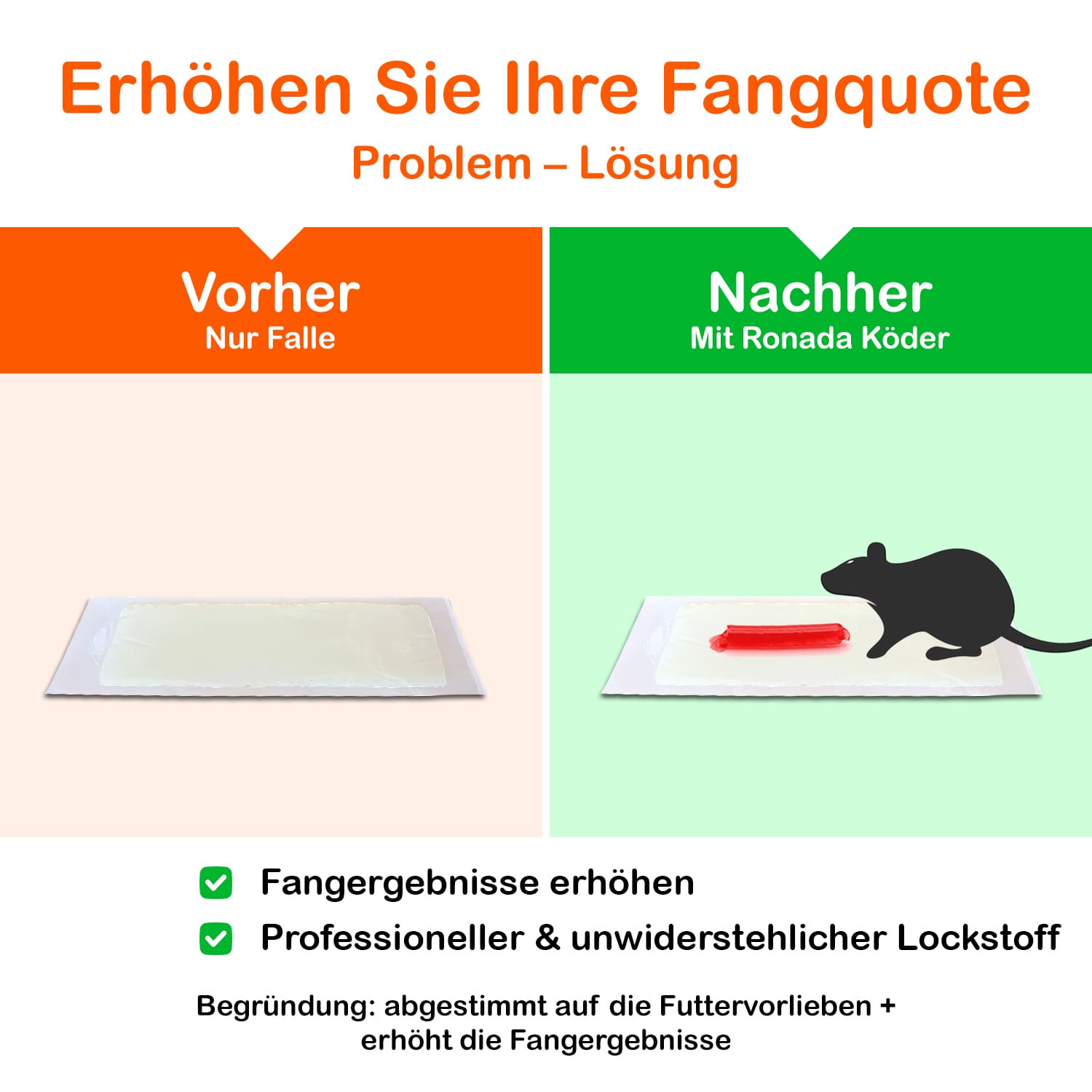 Ronada Ratten und Mäuse Lockstoff Anis