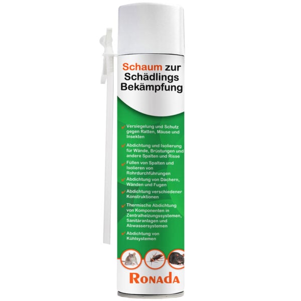Montageschaum gegen Mäuse und Ratten