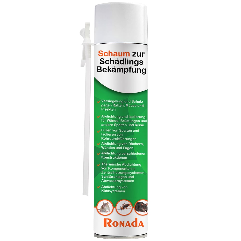 Montageschaum gegen Mäuse und Ratten 750 ml