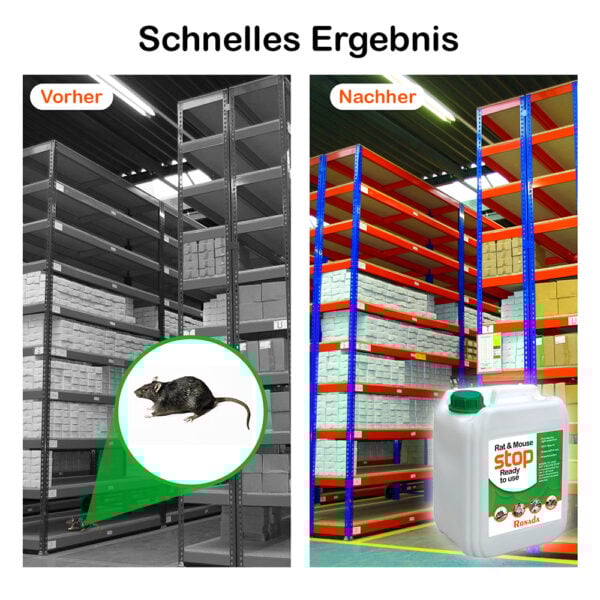 Spray gegen Mäuse und Ratten 5 Liter