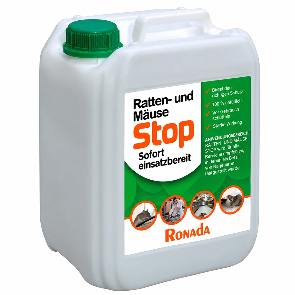 Spray gegen Mäuse und Ratten 5 Liter