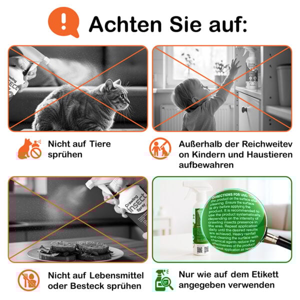 Ronada Spray gegen kriechende Insekten