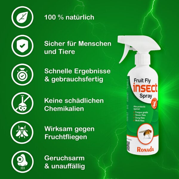 Ronada Spray gegen Fruchtfliegen