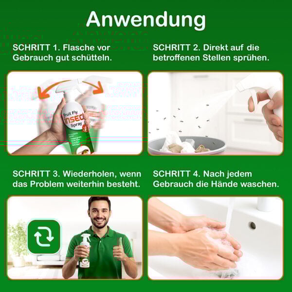 Ronada Spray gegen Fruchtfliegen