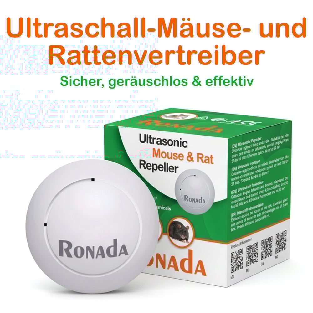 Ultraschall Ratten- und Mäusevertreiber