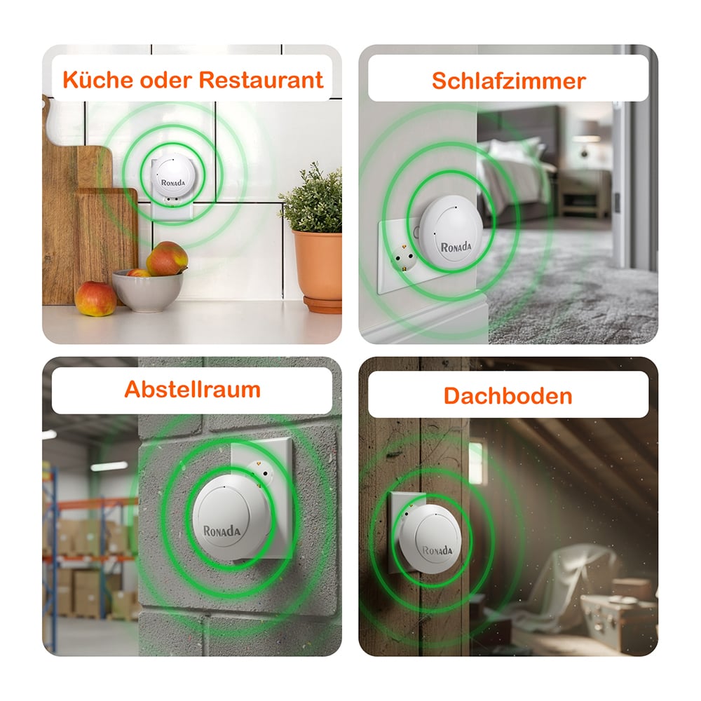 Ultraschall Ratten- und Mäusevertreiber
