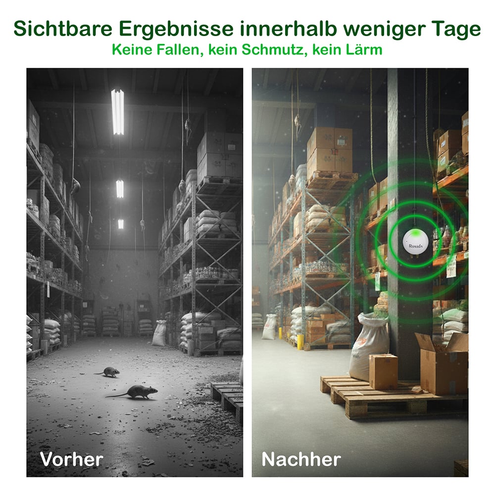 Ultraschall Ratten- und Mäusevertreiber