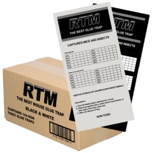 Trapper RTM Schwarz-Weiß Klebefallen-Set (144 Stück)