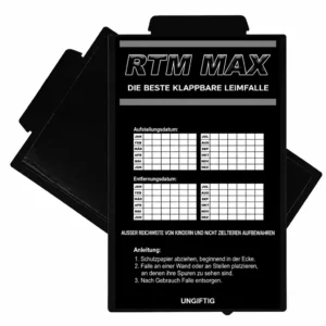 Trapper RTM Max Schwarz Klebefalle (10 Stück)