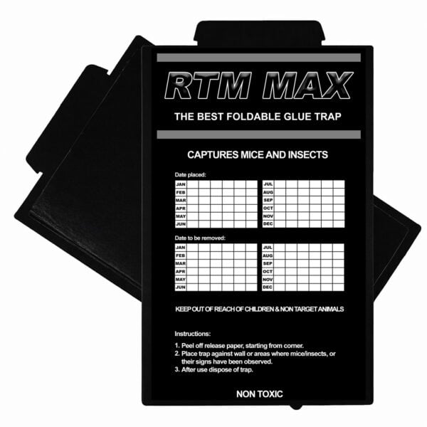 Trapper RTM Max Schwarz Klebefalle (10 Stück)