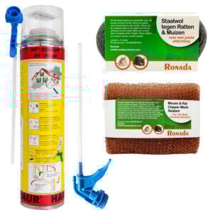 Montageschaum gegen Mäuse und Ratten Komplettset