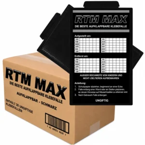 Trapper RTM Max Schwarz Klebefalle (30 Stück)