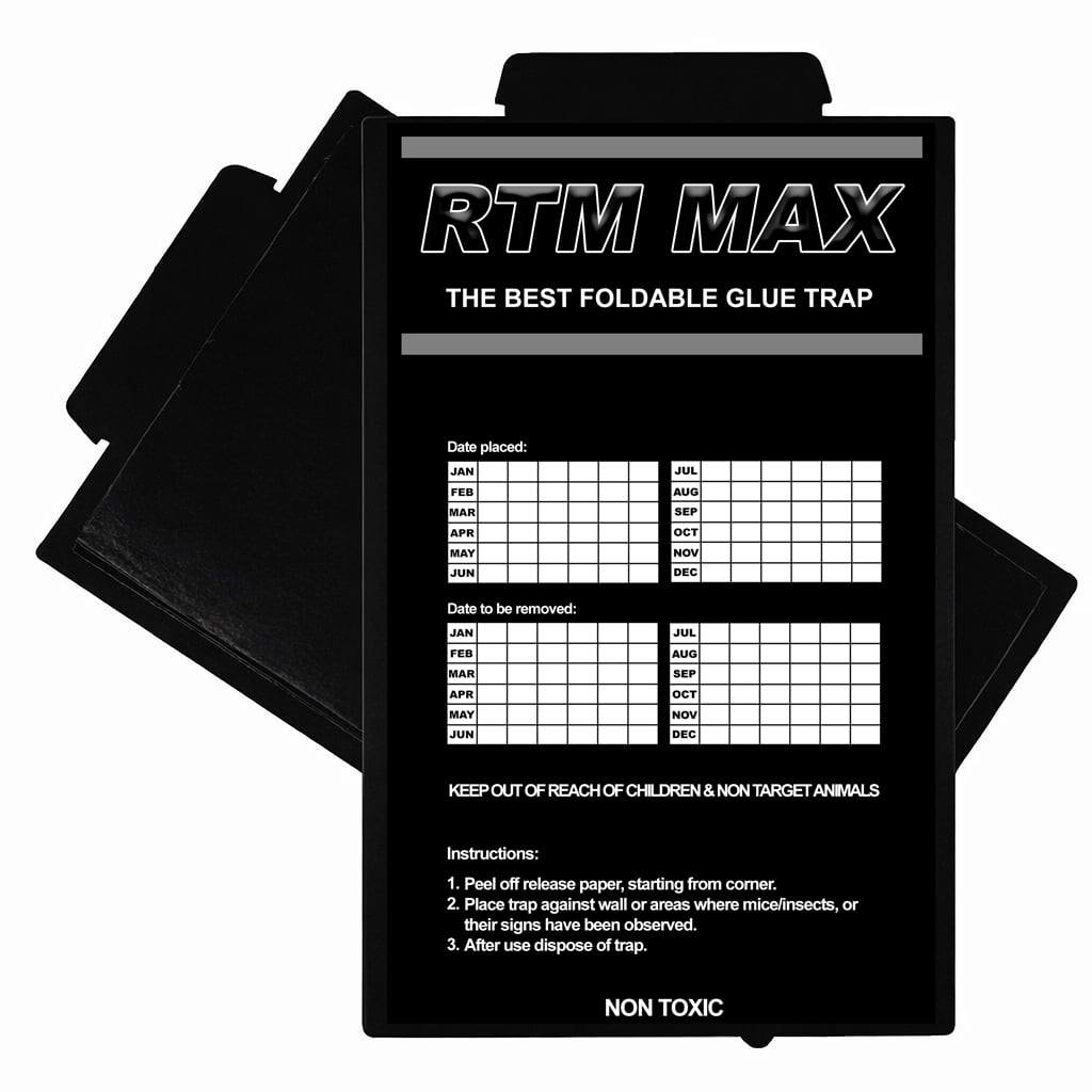 Trapper RTM Max Mäuse Klebefalle Schwarz