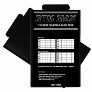 Trapper RTM Max Mäuse Klebefalle Schwarz