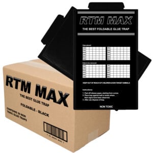 Trapper RTM Max Mäuse Klebefalle Schwarz (30 Stück)