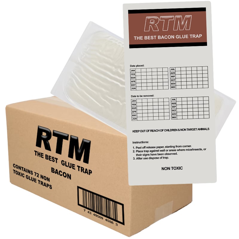 Mäuse Klebefalle Trapper RTM Speck (72 Stück)