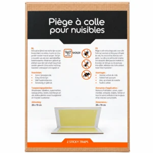 Plaques de glu en bois pour rats et souris
