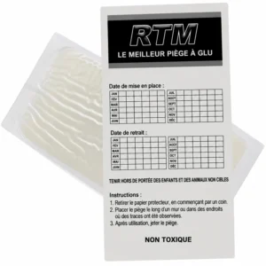 Plaques de glu pour souris Trapper RTM (10 pièces)