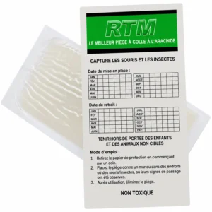 Plaques de glu pour souris Trapper RTM saveur cacahuète