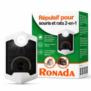 Répulsif pour souris et rats (2 en 1)