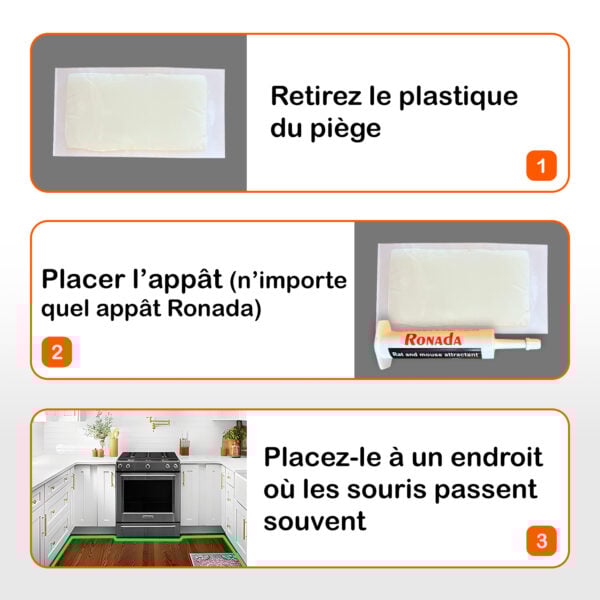 Plaques de glu pour souris Trapper RTM saveur bacon (10 pièces) – Image 5