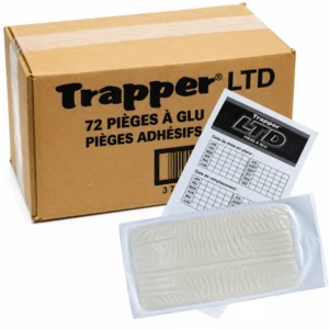 Plaques de glu pour souris Trapper LTD (72 pièces)